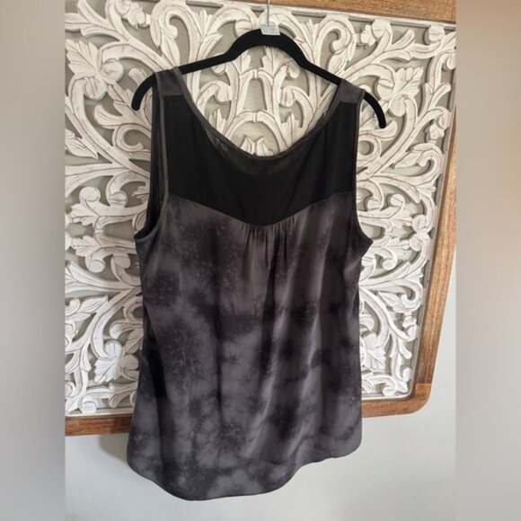 NWT Eileen Fisher 100% Silk Tie-Dye Sleeveless Top - Picture 3 of 4